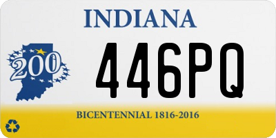 IN license plate 446PQ
