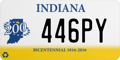 IN license plate 446PY