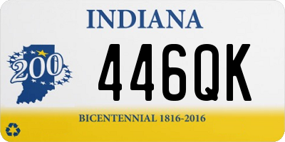 IN license plate 446QK