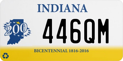 IN license plate 446QM