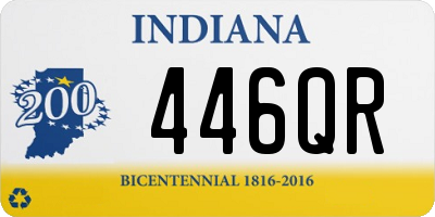 IN license plate 446QR