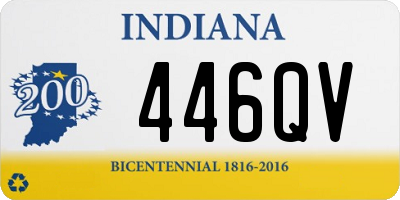 IN license plate 446QV