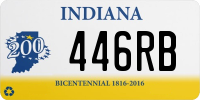 IN license plate 446RB