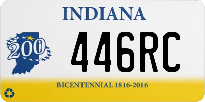 IN license plate 446RC