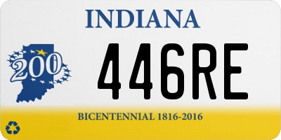 IN license plate 446RE