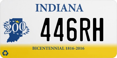 IN license plate 446RH