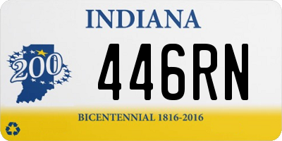 IN license plate 446RN