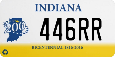 IN license plate 446RR