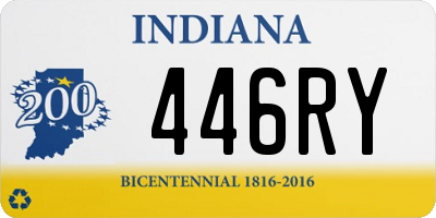 IN license plate 446RY