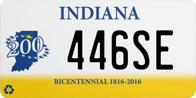 IN license plate 446SE