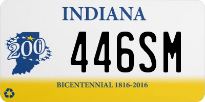 IN license plate 446SM