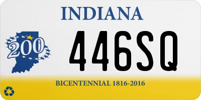 IN license plate 446SQ