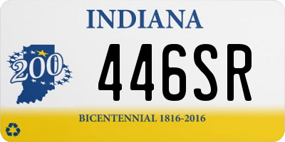 IN license plate 446SR