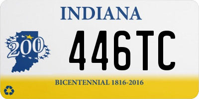 IN license plate 446TC