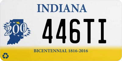 IN license plate 446TI