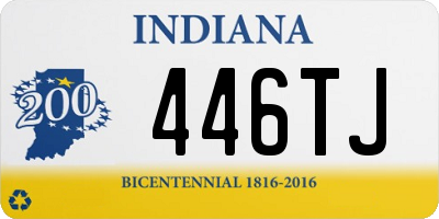 IN license plate 446TJ