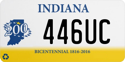 IN license plate 446UC