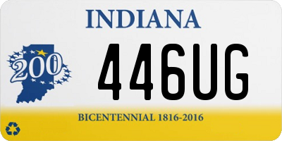 IN license plate 446UG