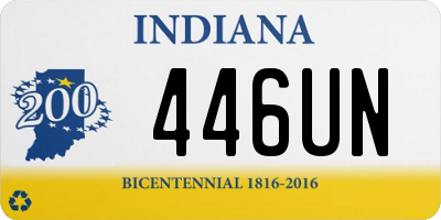 IN license plate 446UN