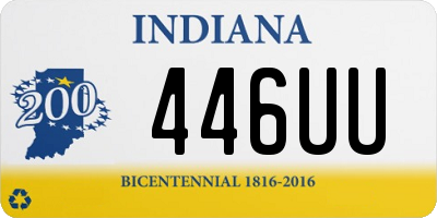 IN license plate 446UU