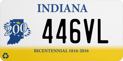 IN license plate 446VL