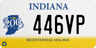 IN license plate 446VP