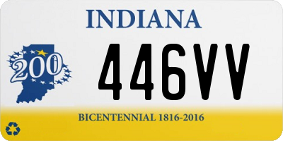 IN license plate 446VV