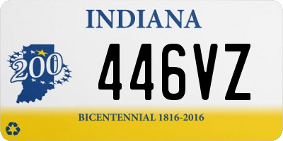IN license plate 446VZ