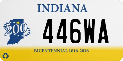 IN license plate 446WA