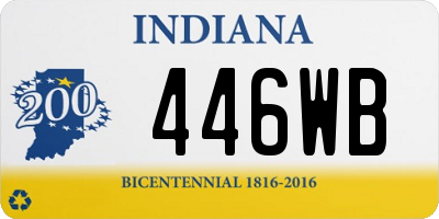 IN license plate 446WB