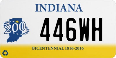 IN license plate 446WH