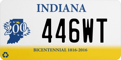 IN license plate 446WT