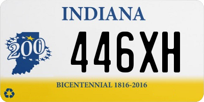 IN license plate 446XH