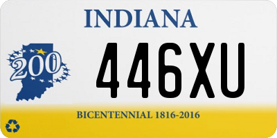 IN license plate 446XU