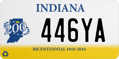 IN license plate 446YA