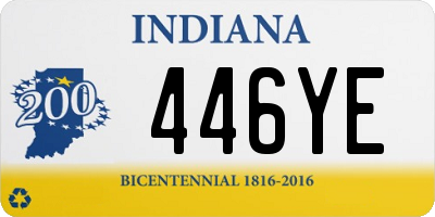 IN license plate 446YE
