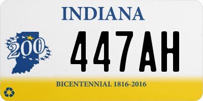 IN license plate 447AH