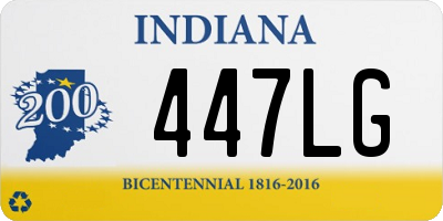 IN license plate 447LG