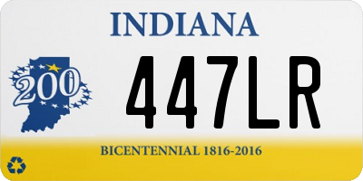 IN license plate 447LR