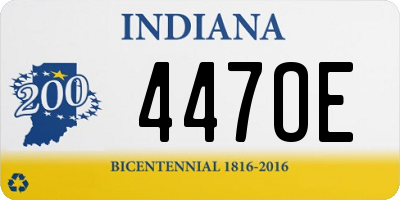 IN license plate 447OE