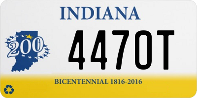 IN license plate 447OT