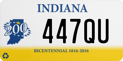 IN license plate 447QU