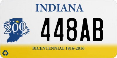 IN license plate 448AB