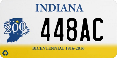 IN license plate 448AC