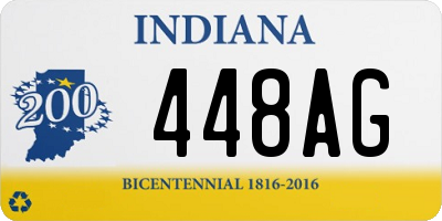 IN license plate 448AG