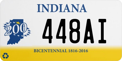 IN license plate 448AI