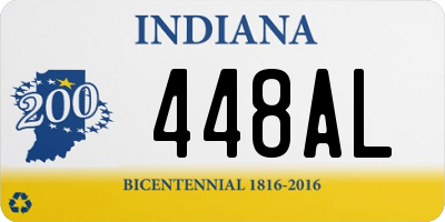 IN license plate 448AL