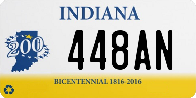 IN license plate 448AN