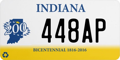 IN license plate 448AP