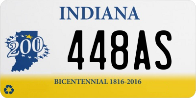 IN license plate 448AS